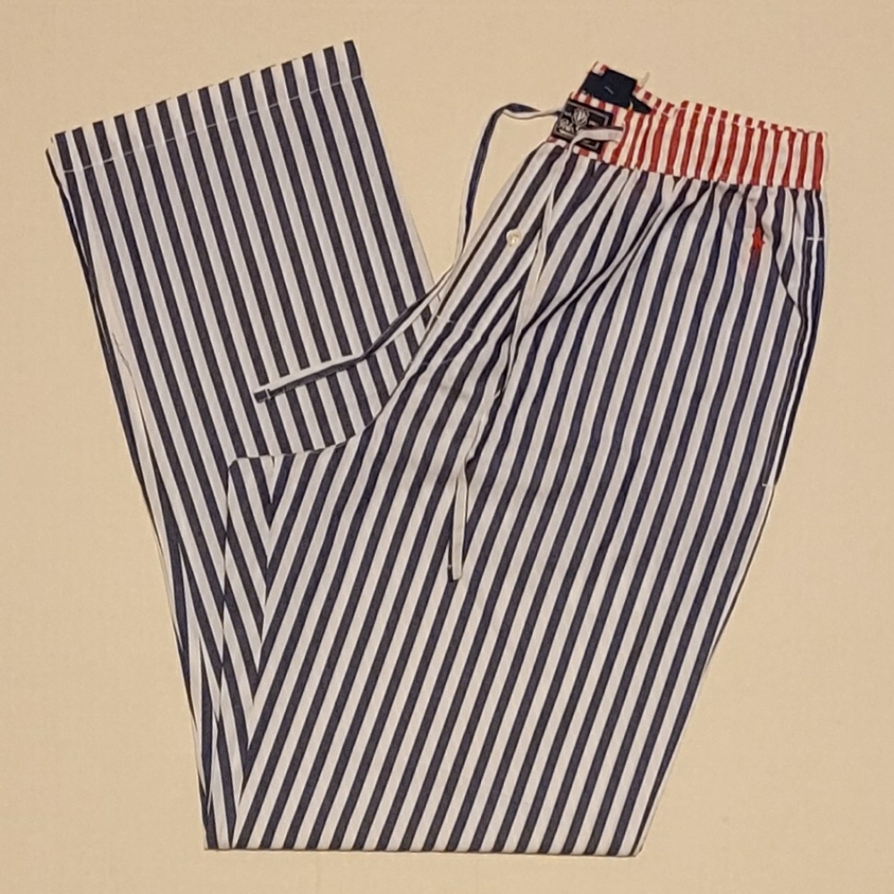 New RL Polo Stripped Sleep Pants (Med)